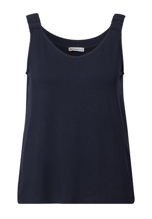 Street One MIT RAFFUNG - Blouse - blau