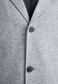 Jack & Jones JJCHUCK COAT - Klasický kabát - light grey melange