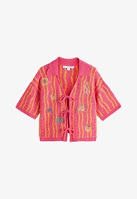 Unausgewählt, pink orange embroidered