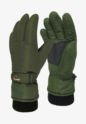 normani Outdoor Sports Unisex gefütterte Winter Skihandschuhe wattierte Thermohandschuhe - Gloves - oliv