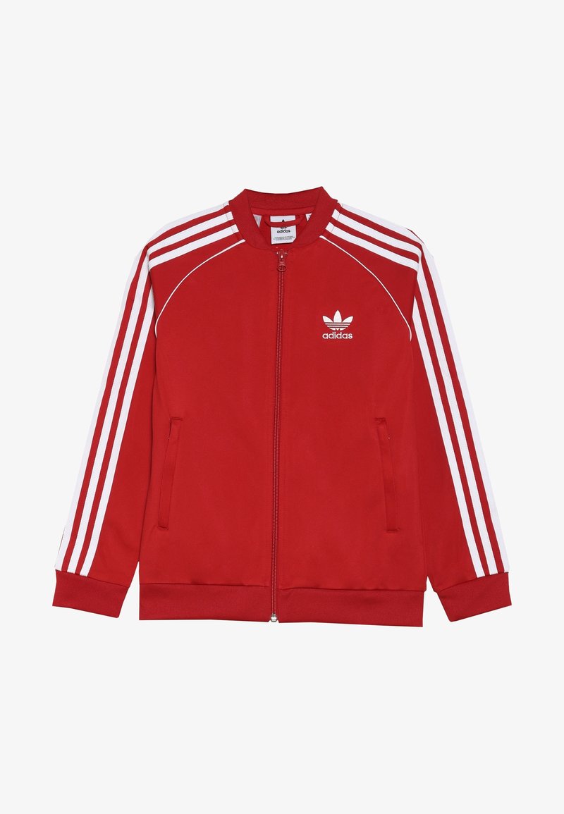 Red Adidas Originals Veste Adidas Superstar Rouge Veste Adidas