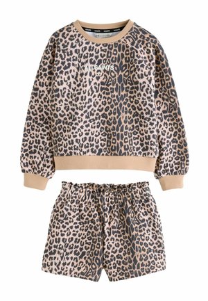REGULAR FIT SET - Sweatshirt - leopard