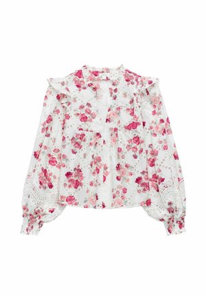 Dobber BELLA FLORAL BLOUSE - Blus - white flower