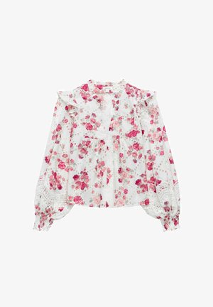 Dobber BELLA FLORAL BLOUSE - Blouse - white flower