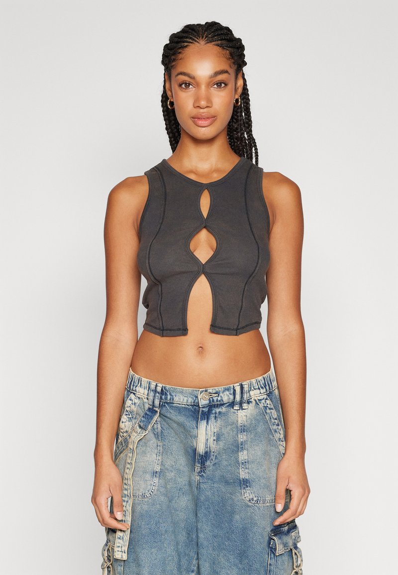 BDG Urban Outfitters - CUT OUT  - Top - black, Povećaj