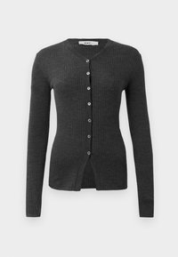 DIXON - Cardigan - dark grey melange