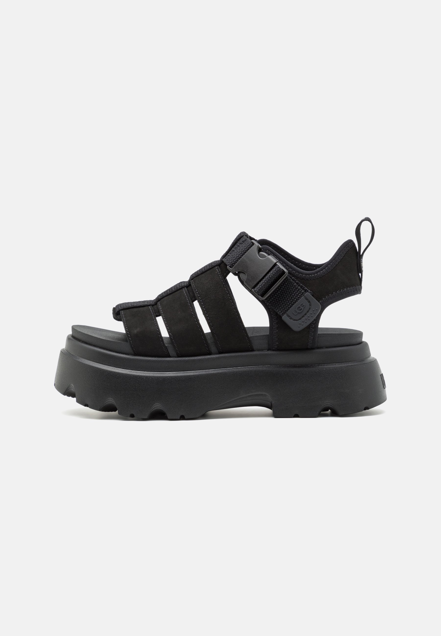 UGG CORA - Plateausandalette - black/schwarz - Zalando.de