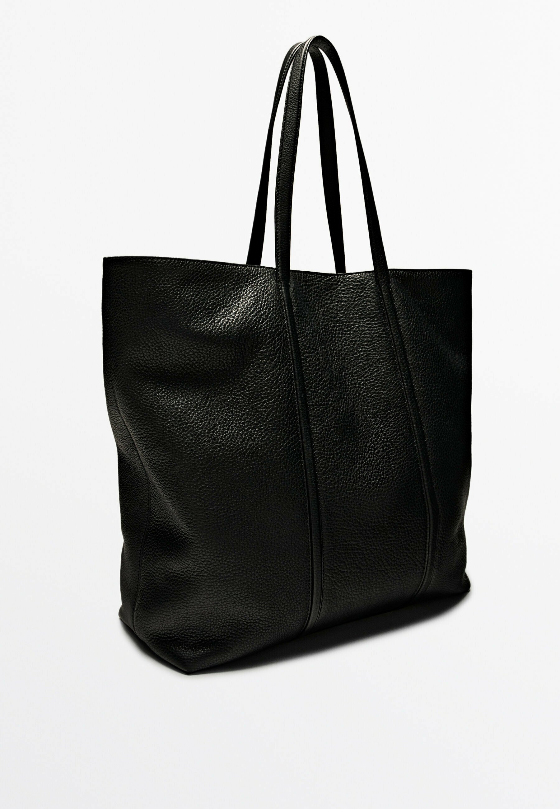 Massimo Dutti Tote bag - black - Zalando.co.uk