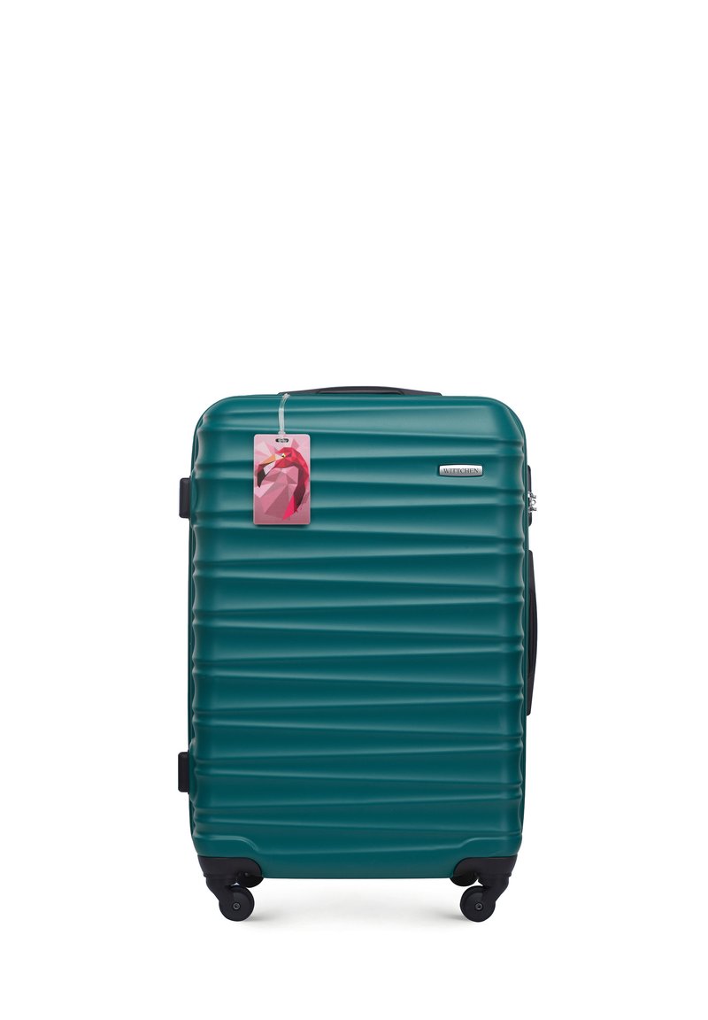WITTCHEN MEDIUM SUITCASE WITH LUGGAGE TAG FROM ABS - Kufr - green