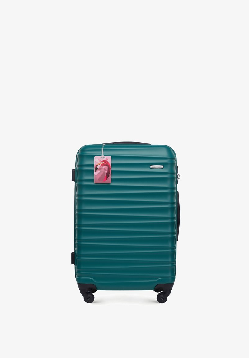 WITTCHEN MEDIUM SUITCASE WITH LUGGAGE TAG FROM ABS - Kufr - green