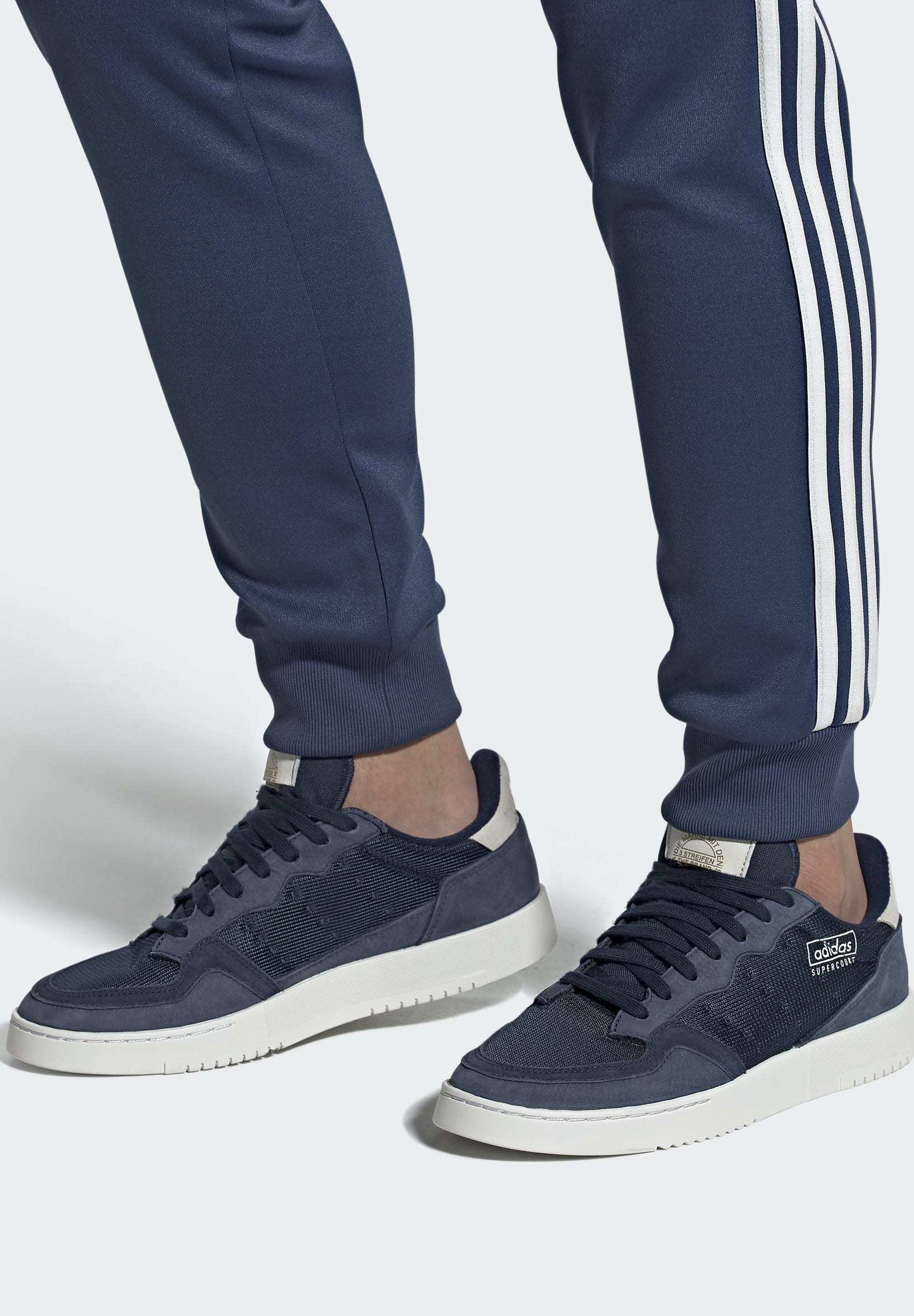 adidas Originals SUPERCOURT SHOES - Baskets basses - blue/bleu - ZALANDO.FR