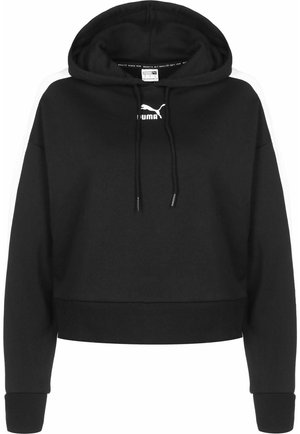 ICONIC CROP - Hanorac - black