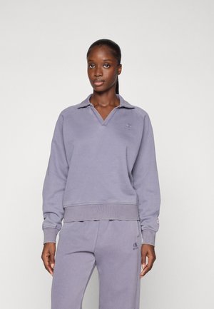 ICONS WASH NECK - Sweatshirt - purple