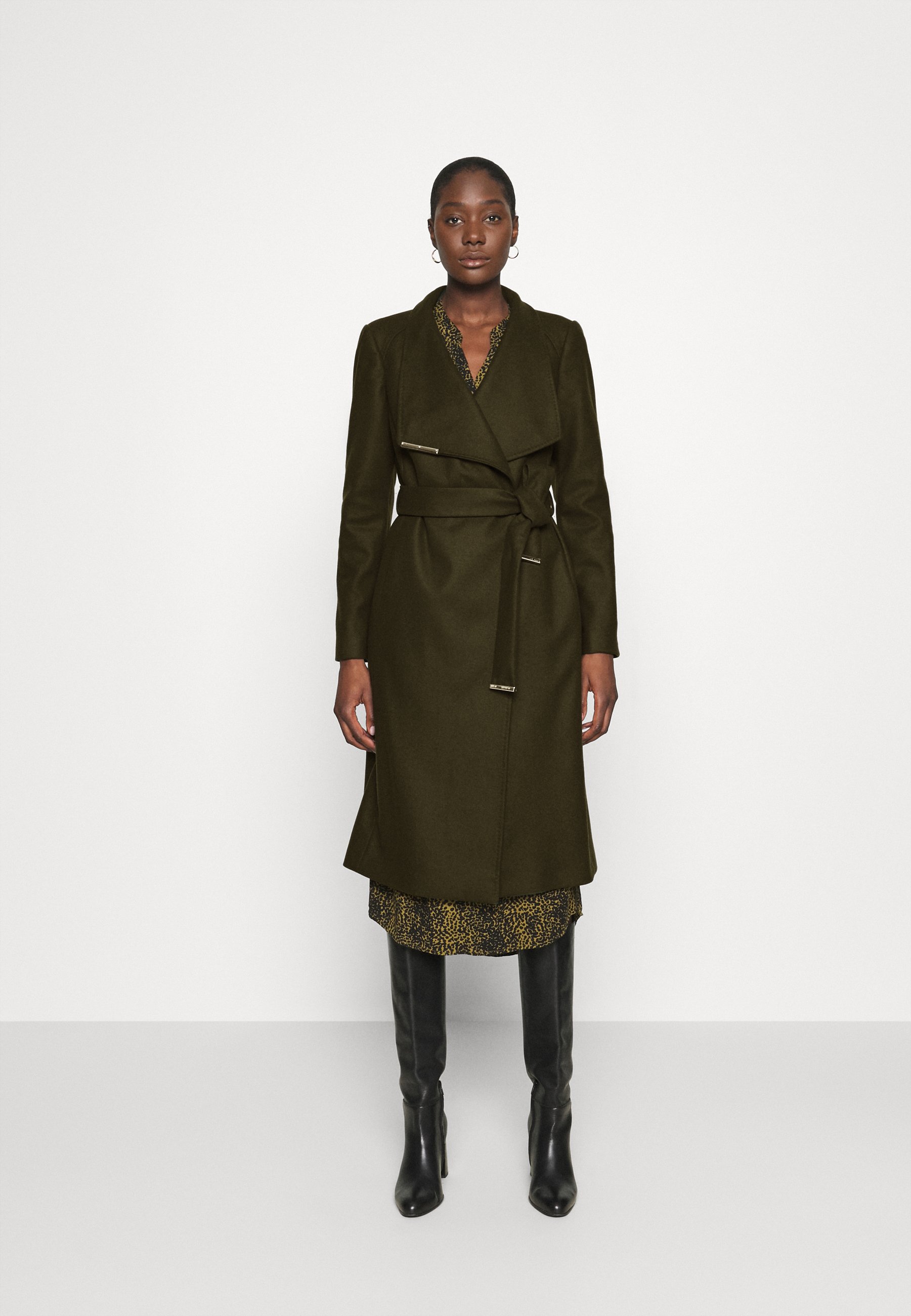 Ted baker olive green coat Clearance