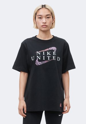 Nike Performance UNITED TEE - T-shirt imprimé - black