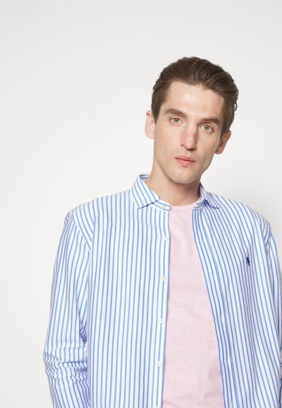 Polo Ralph Lauren CUSTOM SLIM FIT JERSEY CREWNECK T-SHIRT - T-shirt básica - bath pink heather