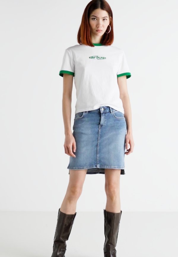 MIRAH  - Denim skirt - aviona wash4