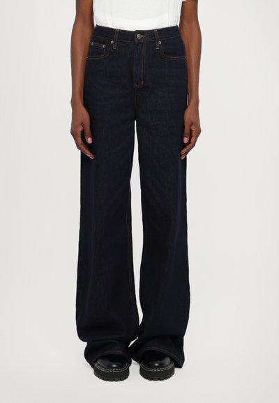 Ksubi STRIDER CUFF ORIGINAL - Wide leg - blue denim