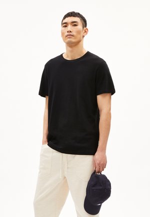 MAARKOS LINO - Basic T-shirt - black