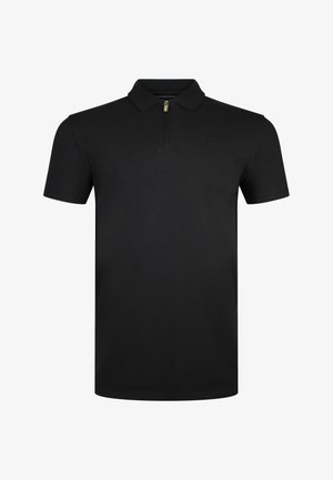 SIKSILK, ZIP POLO T-SHIRT. - Polo - black