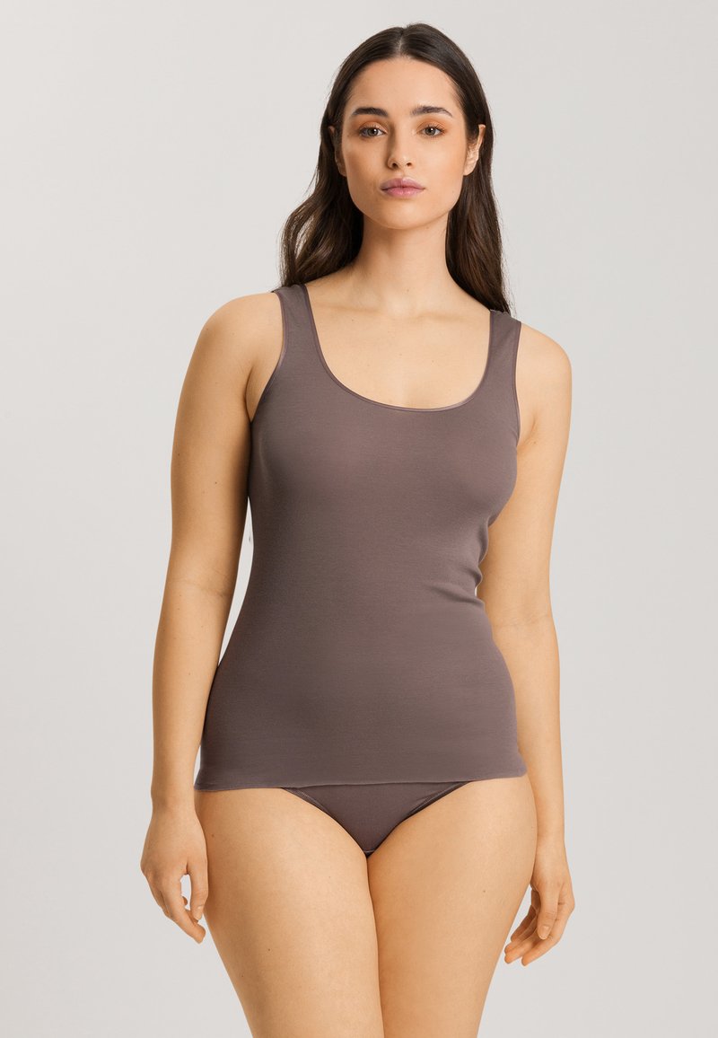Hanro SEAMLESS - Maglietta intima - stonewash