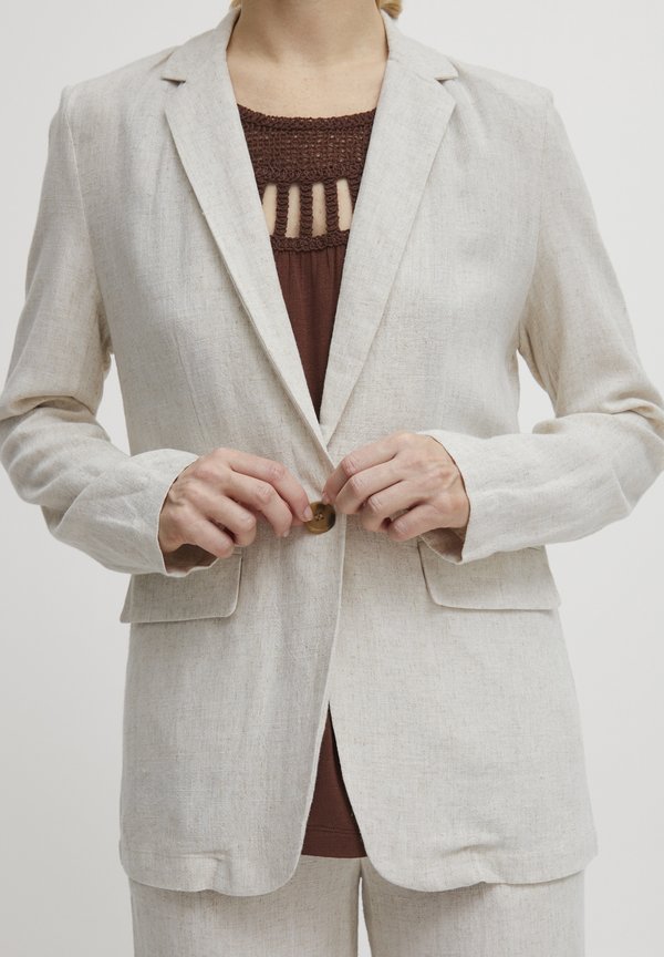 BYJohanna - Blazer - nature linen3