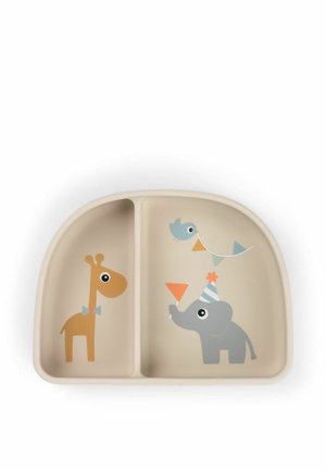 STICK STAY COMPARTMENT CELEBRATION  - Detská miska - sand