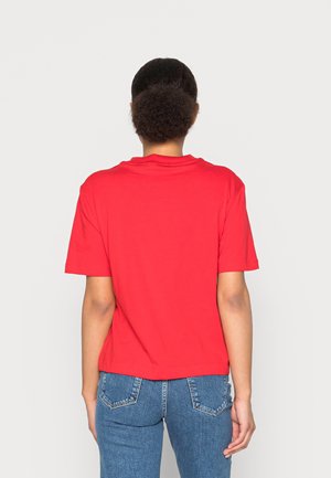 T-shirt med print - red