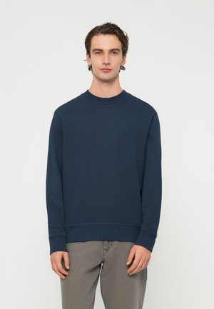 WES MALL CREW - Mikina - open blue