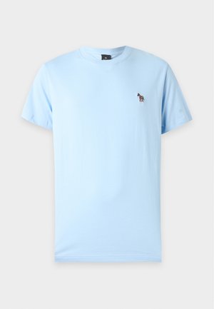 PS Paul Smith, MEN SLIM FIT ZEBRA - Jednoduché tričko - light blue