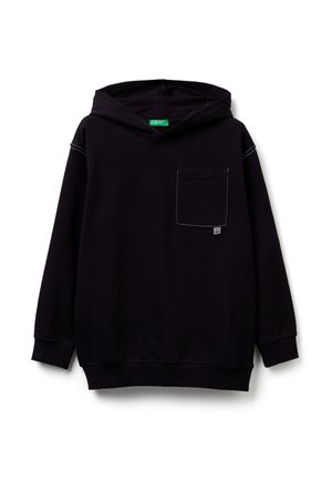 Felpa con cappuccio - black