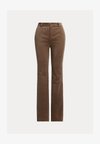 HIGH-RISE CORDUROY FLARE PANT - Παντελόνι - taupe brown