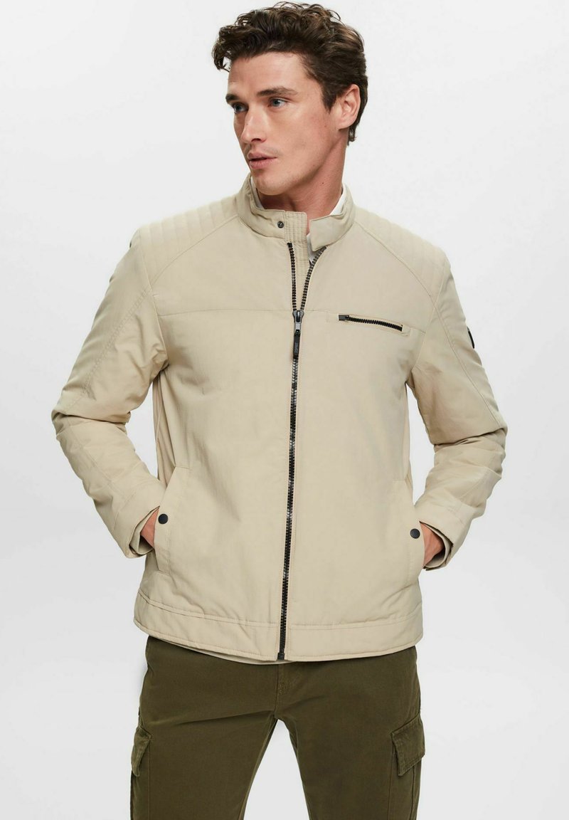 Esprit Light jacket light beige/mottled beige Zalando.ie