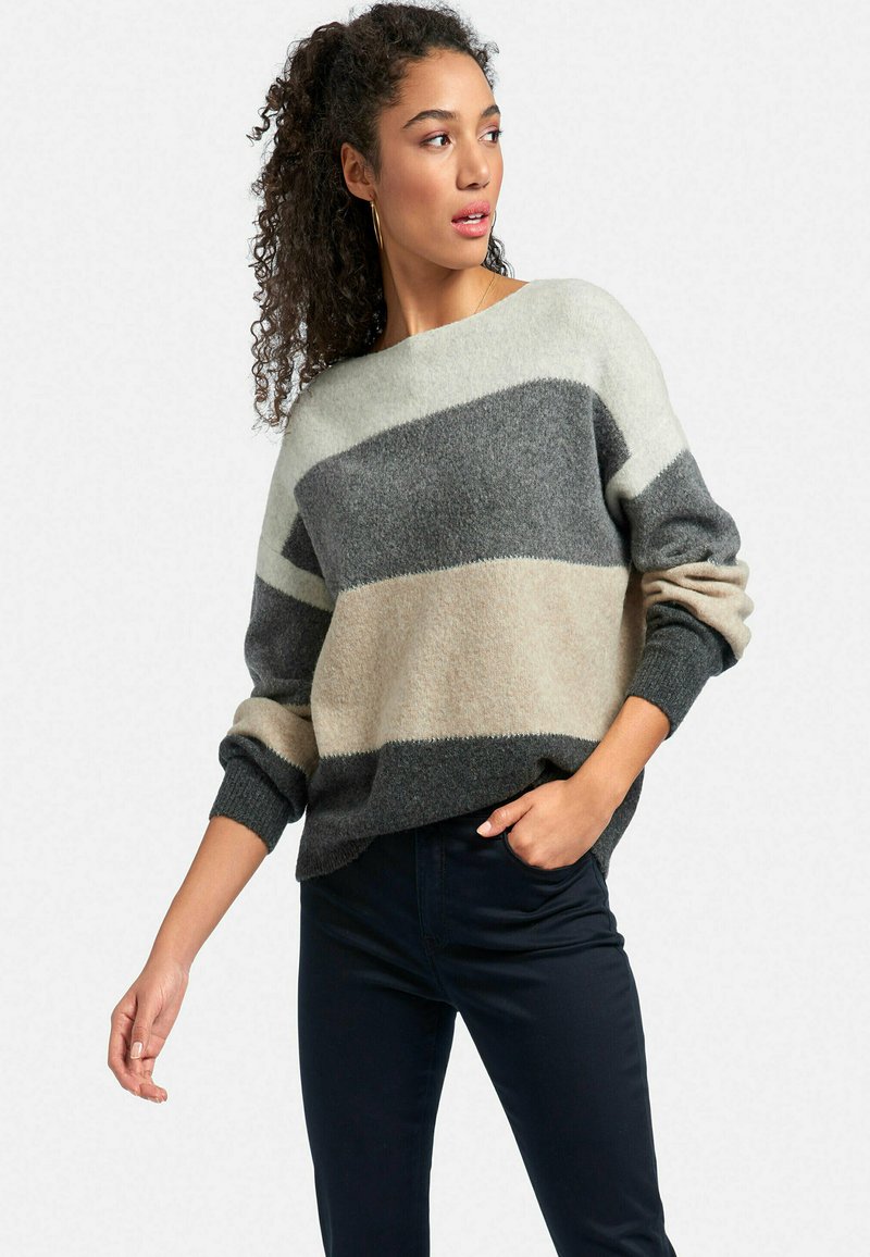 PETER HAHN Strickpullover - beige