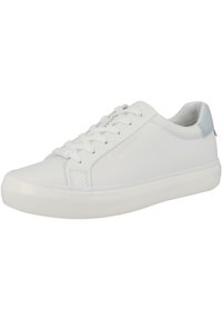 Calvin Klein VULCANIZED LACE UP LOW  - Sneaker low - white pearl blue
