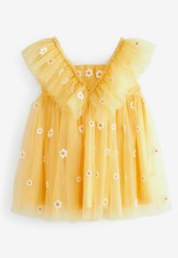 Next RUFFLE - REGULAR FIT - Nappali ruha - yellow daisy embroidered