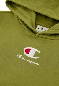 Champion SCRIPT SHOP - Kapuzenpullover - khaki