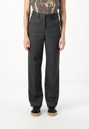 JXMARY BRUSHED  - Püksid - dark grey melange