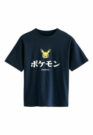 LICENSED POKEMON PIKACHU - REGULAR FIT - Tricou cu imprimeu - navy