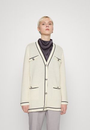 ELCHE CARDIGAN - Vest - white/black