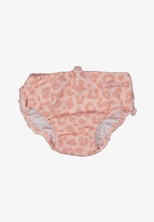 Iholla uwanjwa wamanzi enziwe nge-lezard pink, enesendlalelo esingaphakathi esithambile, ibhande elibukhali, nezinhlelo zephaneli eziseceleni. Ikhanda elithambile ngaphakathi ukuze kube nenduduzo.