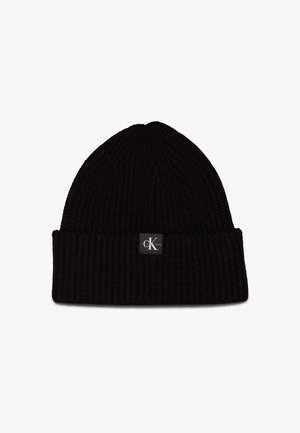 MONOGRAM BEANIE UNISEX - Gorro - black