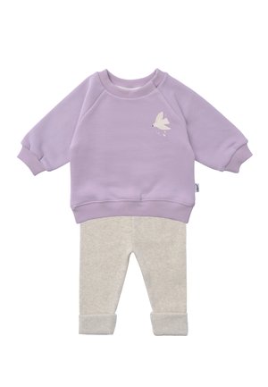 SET - Sweatshirt - purple  grey