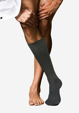 Chaussettes hautes - anthracite mel