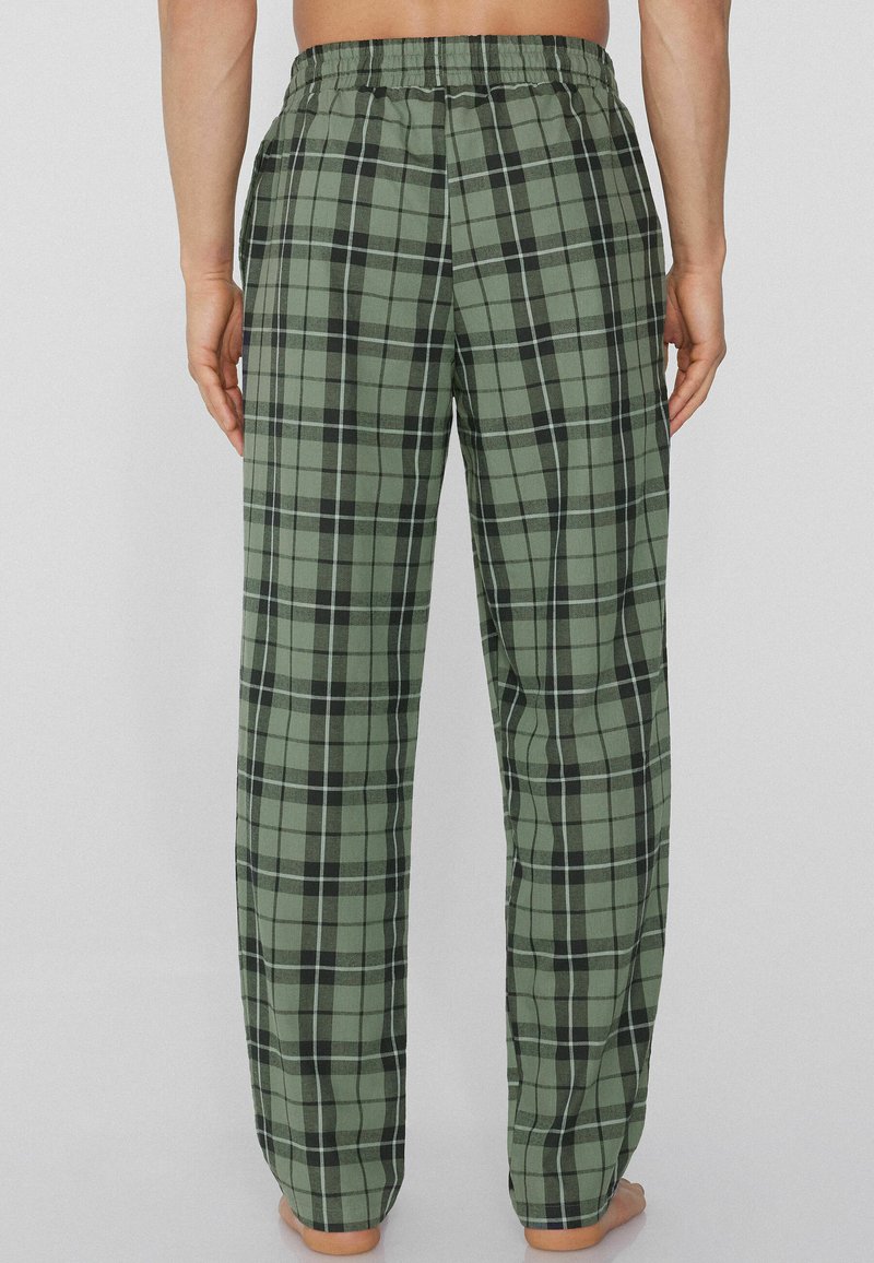 Tezenis Pyjama bottoms y stampa check green/green Zalando