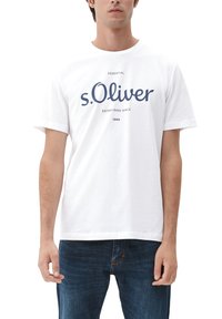 s.Oliver LOGO - T-shirt print - white placed print