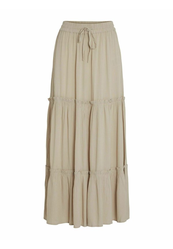 VIMESA MAXI SKIRT - Maxi skirt - feather gray2