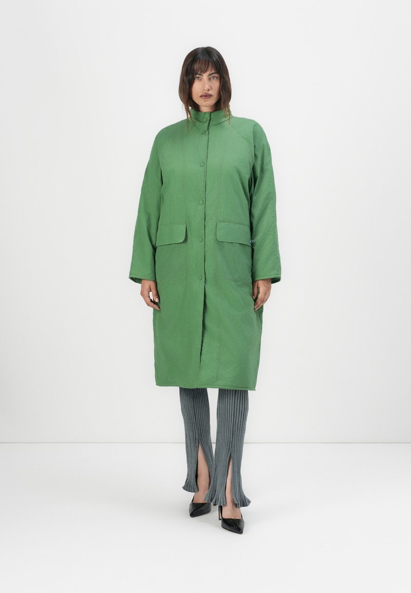 American vintage Wintermantel groen