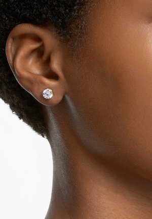 Swarovski STILLA STUD EARRINGS ROUND CUT - Örhänge - white