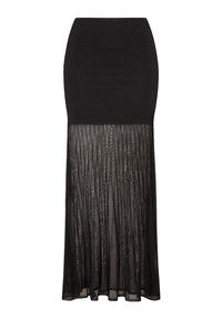 CALINA - Jupe trapèze - black